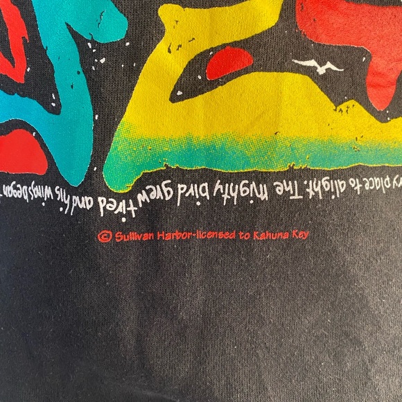 Vintage 90โs Chattanooga Tennessee bold print sweatshirt size Medium - Picture 6 of 8